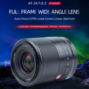 Viltrox 24mm F1.8 Auto Focus Full Frame Wide Angle Lens for Nikon Z Z6 Z7 Camera - Picture 1 of 12