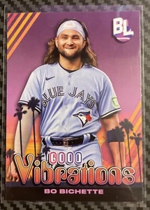 2024 Topps Big League Good Vibrations #GV-27 Bo Bichette Blue Jays kostenloser Versand - Bild 1 von 2