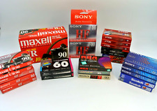 Lot (34) Type I Normal Bias Blank Cassette Tapes TDK Maxell SONY Scotch Laser...