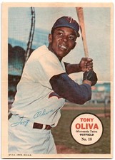 1967 TOPPS POSTERS #18 TONY OLIVA TWINS