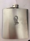 Abraham Lincoln R50 English Pewter 6oz Stainless Steel Hip Flask 