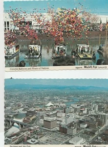 2 Continental  Post Card  Expo '74 Spokane, WA   Unposted - Picture 1 of 2