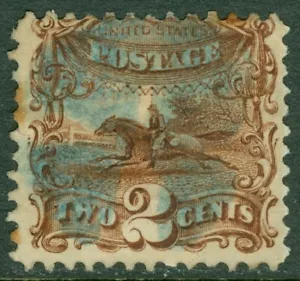 EDW1949VERKAUF: USA 1869 Scott #113 gebraucht. Blaues Cancel. Katalog $ 130,00. - Bild 1 von 2