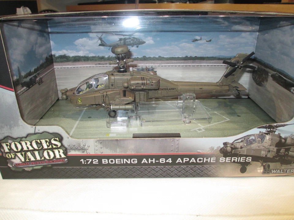 FORCES OF VALOR 1:72 BOEING AH-64D LONGBOW APACHE  HELICOPTER IRAQI FREEDOM 2003 - Image 1 of 3