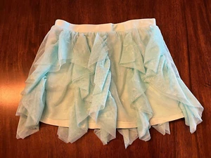 Disney Store Girls Ariel Mermaid Teal Tulle Skort 7-8 - Picture 1 of 3