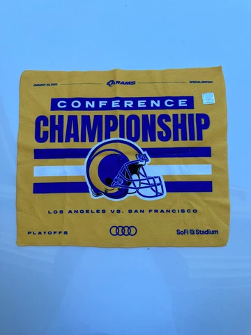 Los Angeles Rams Conference Championship 2022 Special Edition Towel SoFi Cover