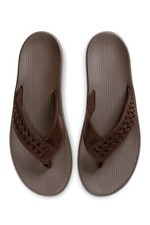 brown nike flip flops