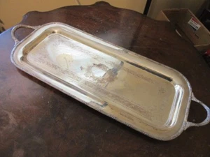 Plato para servir pescado grabado Barker Ellis plateado. Inglaterra  - Imagen 1 de 11