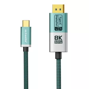 1m Cavo USB C a DP Piombo 4K Tipo C USB-C Thunderbolt 3 a DisplayPort Adattatore - Foto 1 di 7