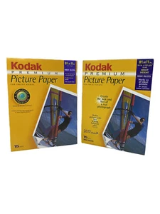 Kodak Premium Picture Paper For Ink Jet Prints Acid-Free Set Of 30 Sheets New - Bild 1 von 11