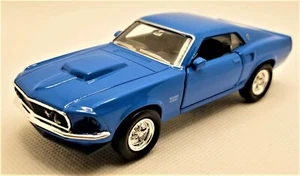 Welly - Modelo 1969 Ford Mustang Boss 429 azul escala 1:34-1:39 (BBWE43713DBL) - Imagen 1 de 1