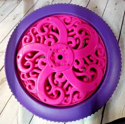 Rare!!! Dynacraft Princess Carriage Front Wheel Single Pnk/Purpl * Model 8802-64 - Image 1 of 2