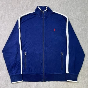 Polo Ralph Lauren Chaqueta de Pista Chándal Top Cremallera Completa Cuello Retro Vintage XL - Imagen 1 de 11