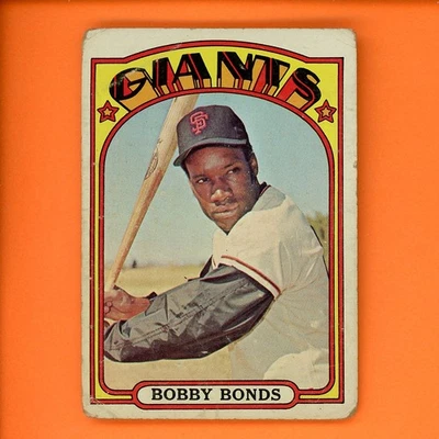 1972 Topps Bobby Bonds #711 Gigantes de San Francisco baja calidad Foto 1 de 2