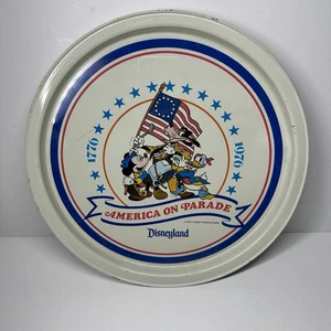 Walt Disney Productions 1976 Bicentennial Disneyland America on Parade Tray - Bild 1 von 4