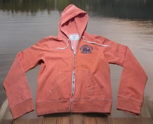 Abercrombie & Fitch NEW Parks Dept Hoodie Full Zip Up Emmons Mtn Medium Orange - Picture 1 of 10