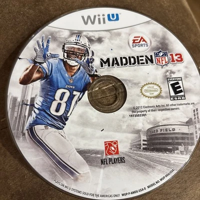 Madden NFL 13 Nintendo Wii U - Disc Only - Image 1 of 2