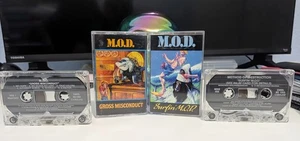 M.O.D.  GROSS MISCONDUCT /  SURFIN' Cassette LOT  1988-89 S.O.D.  MILANO THRASH! - Picture 1 of 17
