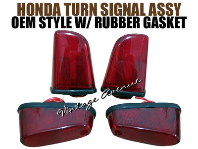 HONDA C100 CA100 C102 CA102 C105 CA105T INTERMITENTE GUIÑO [MÁXIMA CALIDAD] - ROJO Foto 1 de 4