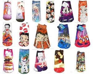 Disney Socken Damen Betty Boop Olaf Frozen Elsa Minnie Mickey NEU - Bild 1 von 32