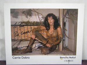 signed color photo of Carrie Dobro as Dureena Nafeel on Babylon 5 spnoff Crusade - Picture 1 of 2