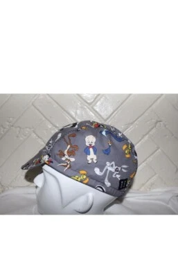 Gorra Ciclismo Comics Peanuts Looney Tunes Talla Única Hecha a Mano 100% Algodón Foto 1 de 3