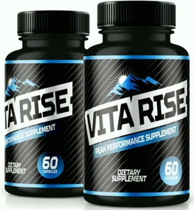 (2 Pack) Vita Rise for Men, Vita-Rise Male Health Pills, Formula - Picture 1 of 12
