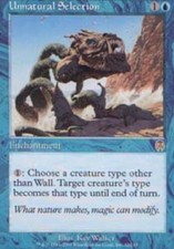 [1x] Unnatural Selection - Foil - Heavy Play, English - Apocalypse MTG Magic