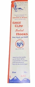 Eagle Claw Snelled Hooks Size 8.0 No 230 - Picture 1 of 3