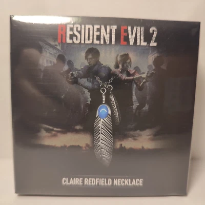 Resident Evil Claire Redfield Feather Necklace Replica Official Pendant Charm - Image 1 of 3