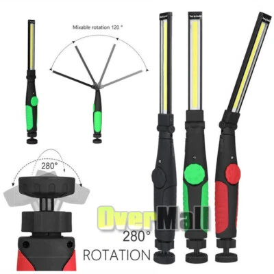 8000Lumen Magnetic USB Slim Bar Folding Led Worklight Flashlight Cob Light Small - Image 1 of 4