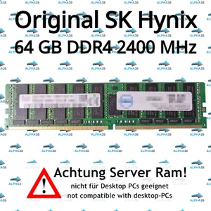 64 GB LRDIMM ECC DDR4-2400 Supermicro X10DRU-i+ X10DRU-X Server RAM - Bild 1 von 1