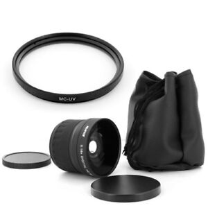 58mm Wide angle Fish Eye 0.18x lens,MCUV Filter for Nikon AF-S DX Nikkor 18-55mm