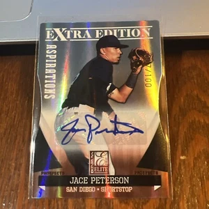 Jace Peterson 2011 Donruss Elite Edición Extra Troquelado Aspiraciones Automático/100 - Imagen 1 de 6