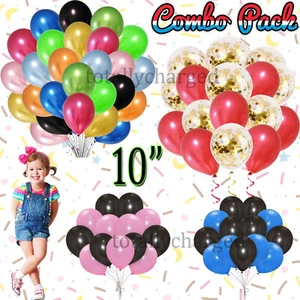 Combinación de globos de látex Cumpleaños Fiesta de boda decoración balones Reino Unido - Imagen 1 de 18