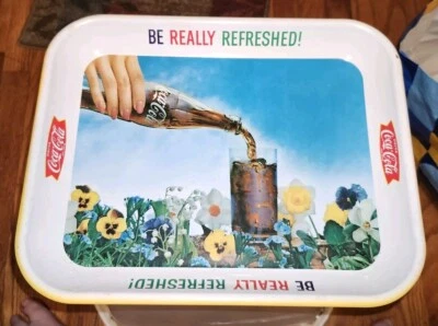 可口可乐 1961 年可乐真的清新了! 复古装饰餐盘 — 第 1/3 张图片