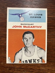 1961-62 FLEER #30 JOHN McCARTHY HAWKS - Picture 1 of 2