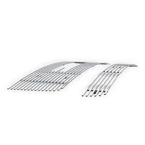 For 2007-2012 GMC Sierra 1500 New Body Stainless Chrome Billet Grille Combo - Picture 1 of 7