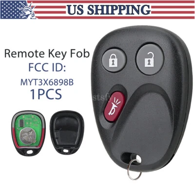 Llavero de control remoto GMC Envoy 2002 2003 2004 2005 2006 2007 2008 2009 Foto 1 de 4