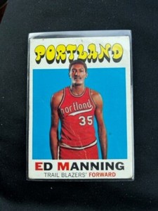 1971 Topps Ed Manning #122 ~ Portland Forward Good Condition