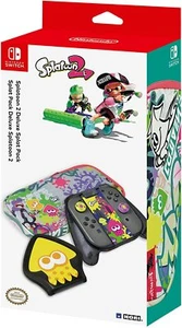 HORI *OFFICIAL* Splatoon 2 Deluxe Splat Pack Accessory Kit (Nintendo Switch) New - Picture 1 of 9
