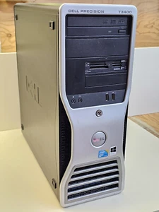 Dell Precision T3400 + Core 2 Quad Q6600 + 4GB + 750GB Windows XP Pro TESTED - Picture 1 of 18
