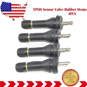 4PCS Rubber Tyre Pressure Sensor Valve Stems For Nissan Qashqai J11 2016 - 2021 - Picture 1 of 5