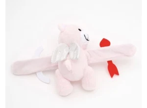 Claire’s Club Huggie Cupid Bear Plush Toy Slap Bracelet New with Tags - Picture 1 of 2