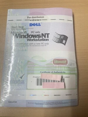 Microsoft Windows NT 4 Workstation CD + Floppies New Sealed Pack Floppy Disk - Image 1 of 2