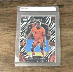 2022-23 Panini Select FIFA Ryan Gravenberch Zebra PRIZM 🔥🔥🔥Liverpool / 25 - Picture 1 of 2
