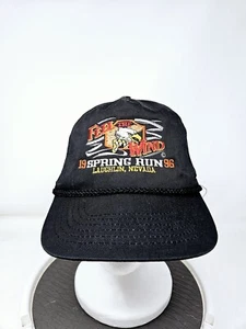 VINTAGE Laughlin Nevada Spring Run 1996 Motorcycle Snapback Hat Biker Y2K - Picture 1 of 7