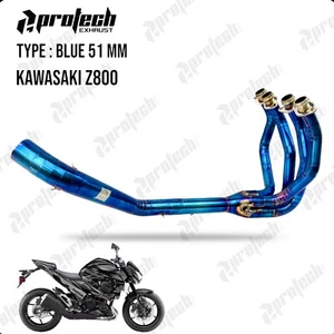51 Mm Exhaust For KAWASAKI Z800 Motorcycle Header Front Link Pipe - Picture 1 of 1