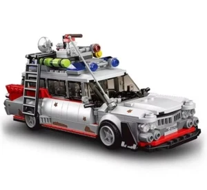 LEGO MOC MINI Ghost Busters car Ecto-1 Cadillac Bricks 603pcs NEW (NOT LEGO) - Picture 1 of 9