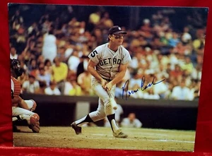 NORM CASH Signed 11x14 Photo 1968 Detroit Tigers World Series Champion vtg 60s - Picture 1 of 5